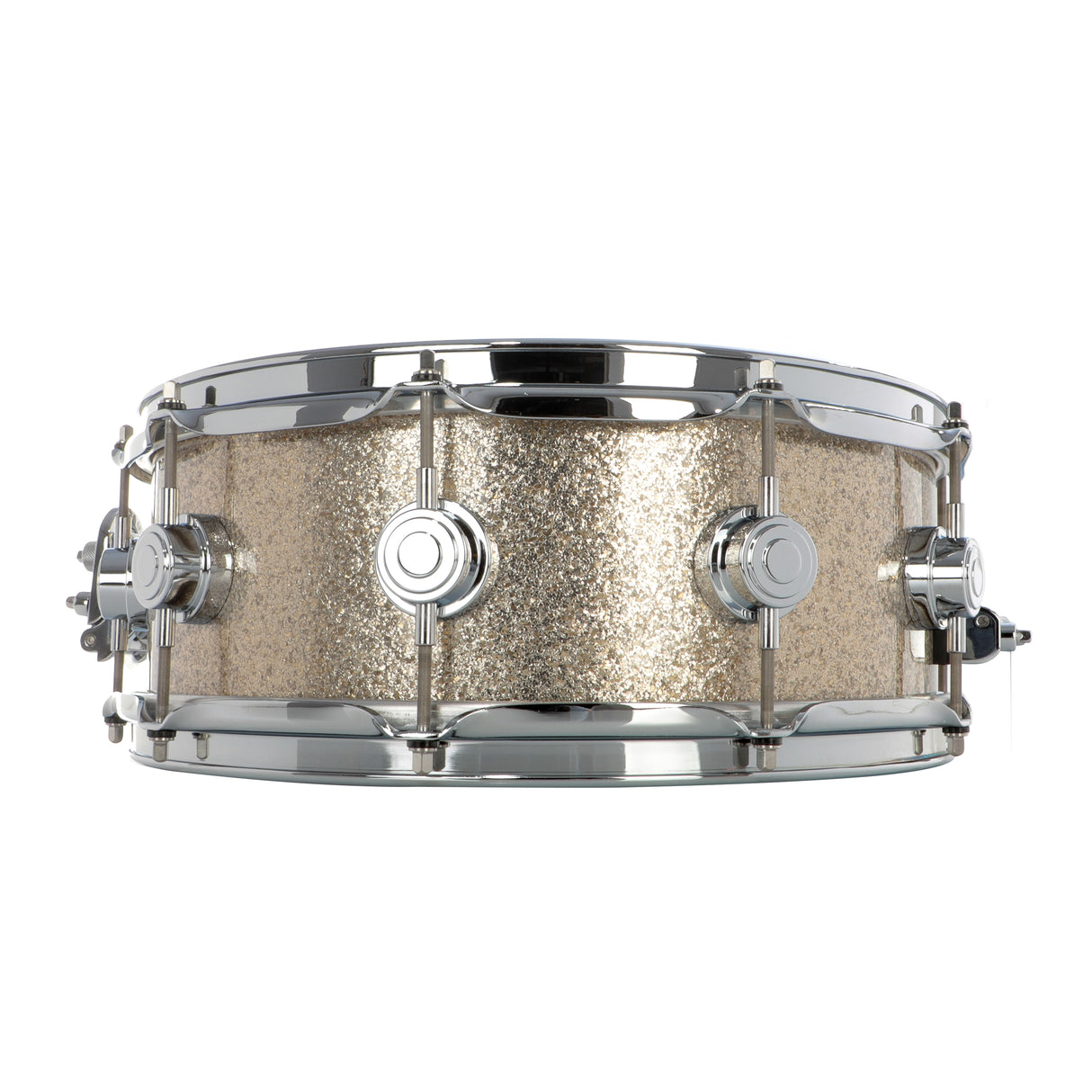 Drum Workshop 14" x 5" Classics Series Snare Drum - Nickel Sparkle Glass With Chrome Hardware