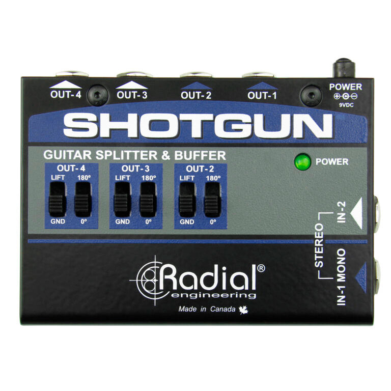 Radial Shotgun 4-channel Amp Driver