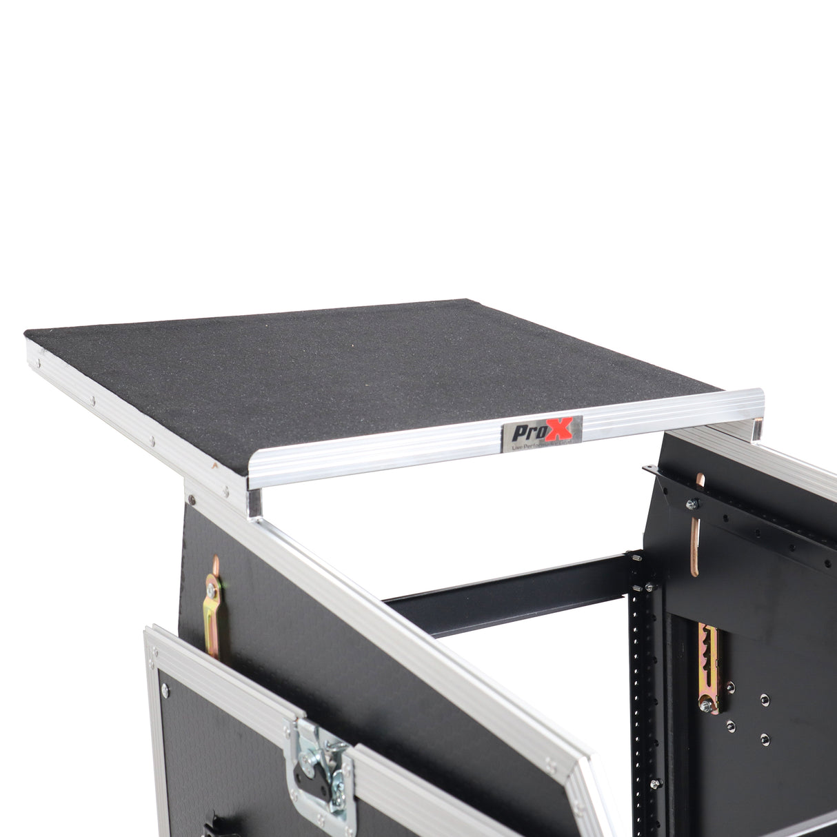 ProX T-16MRSS13ULT Universal 19 Rack-mount Mixer with 13U Top and 16U Front with 2 Side Work Tables