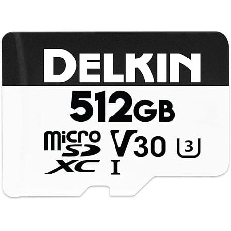 Delkin DMSDAHS512 512GB Micro SD Card