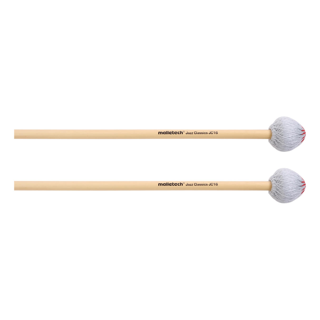 Malletech Jazz Classic Series JC16 Vibraphone Mallets (Pair) - Rattan Handles