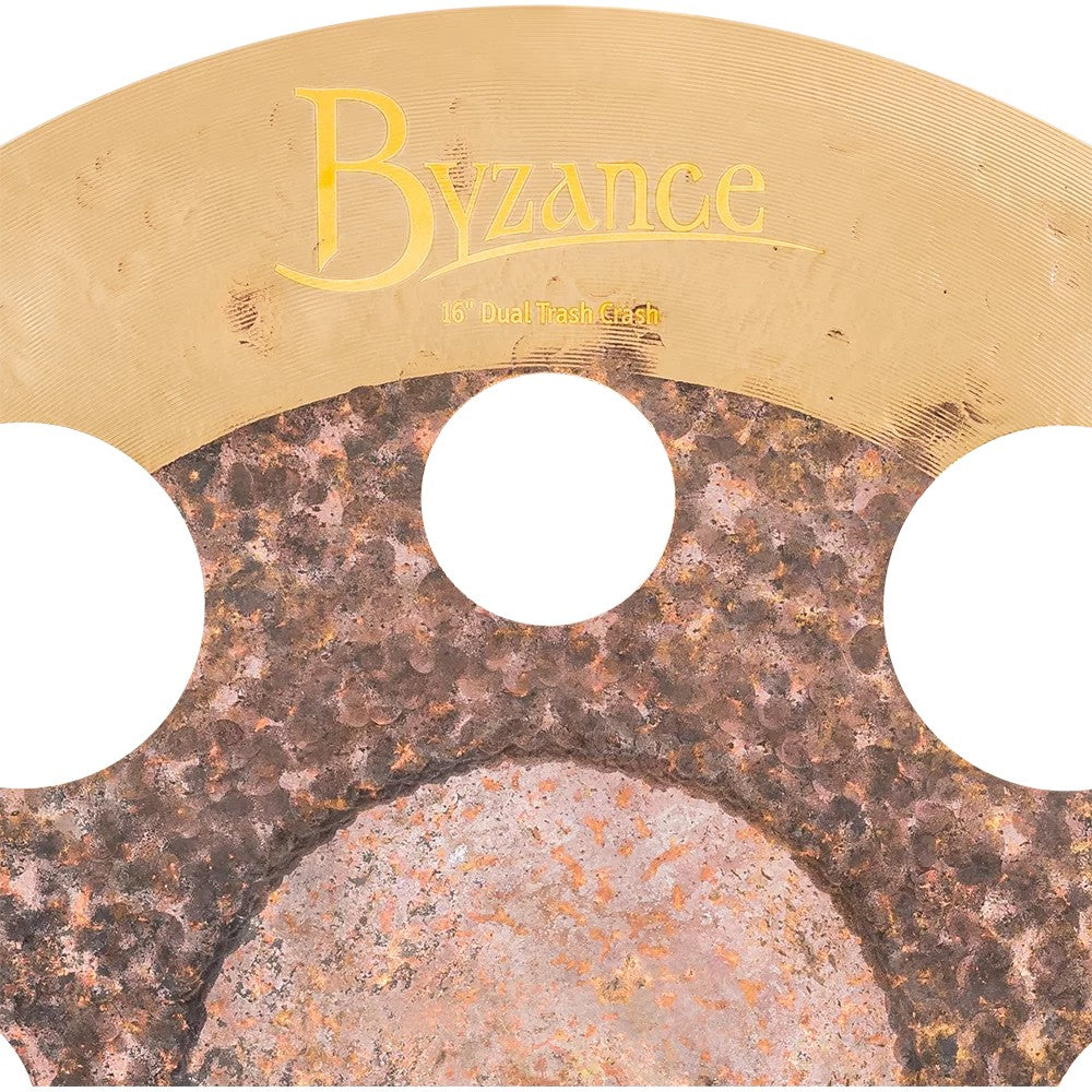 Meinl Byzance 16-Inch Dual Trash Crash Cymbal - New,16-Inch