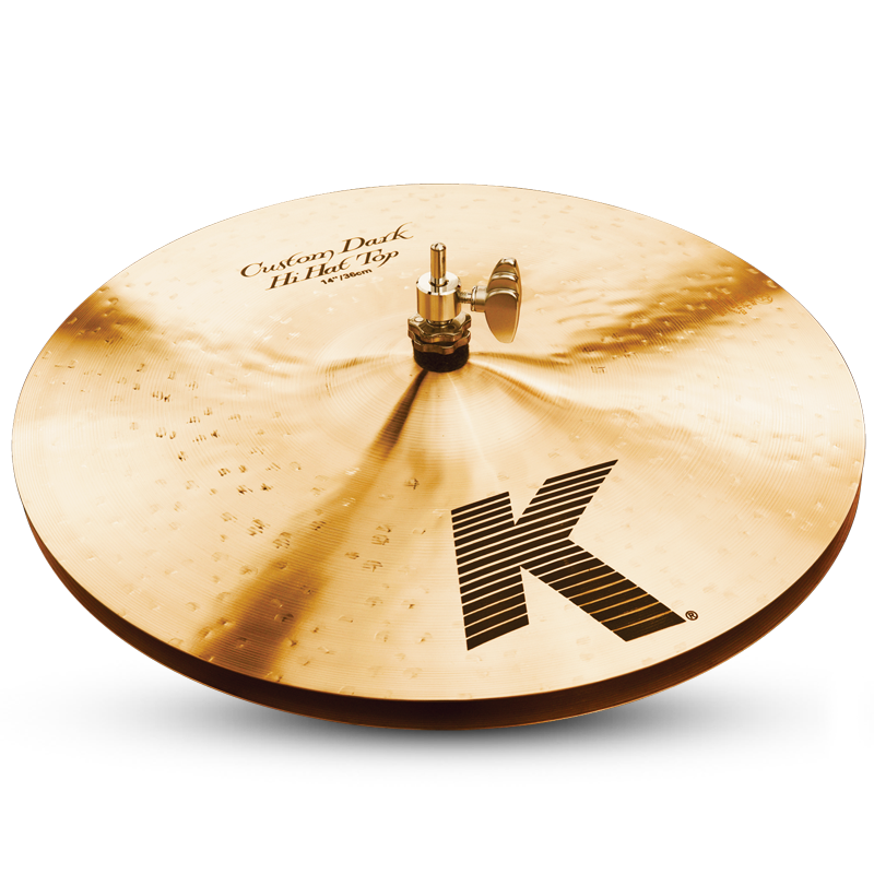 Zildjian 14-Inch K Custom Dark Hi-Hat Cymbal Top