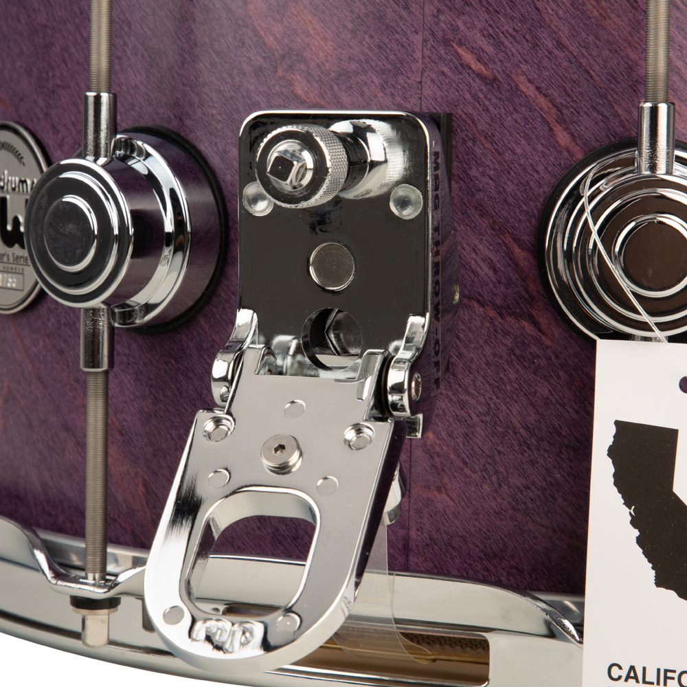 DW Collectors Series 6.5x14 Maple Snare Drum With Chrome Hardware - Lavender Satin Oil