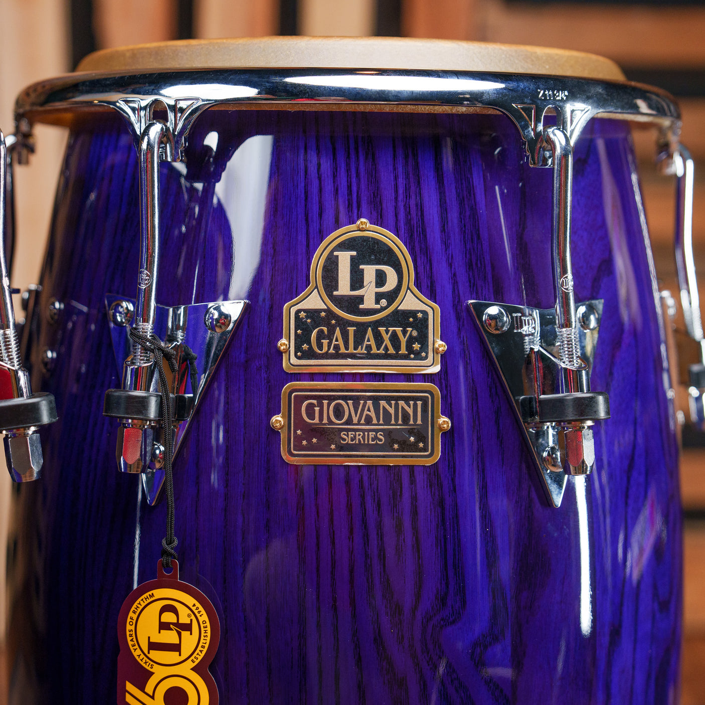 LP Galaxy Giovanni 3-Piece Conga Set - Purple Ash - CHUCKSCLUSIVE