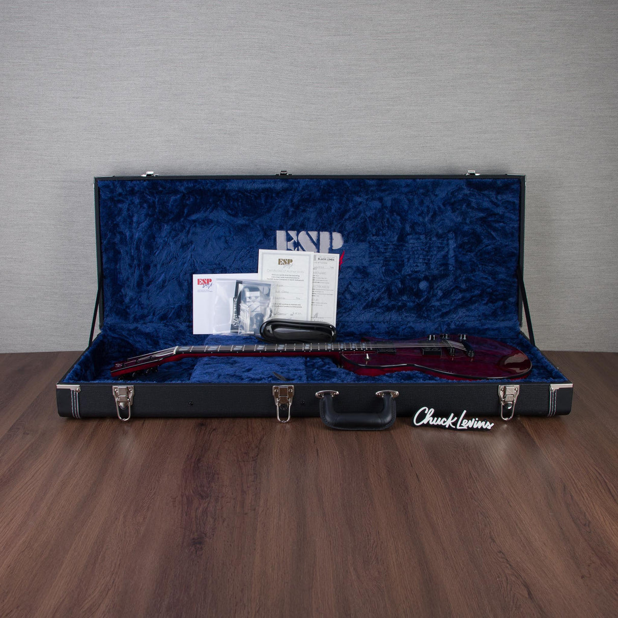 ESP USA Limited Edition Eclipse Electric Guitar - Black Limba - #US25410