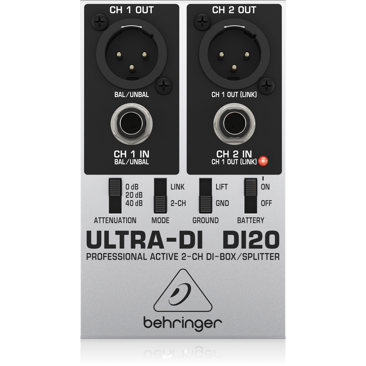Behringer ULTRA-DI DI20 2 Channel DI Box/Splitter