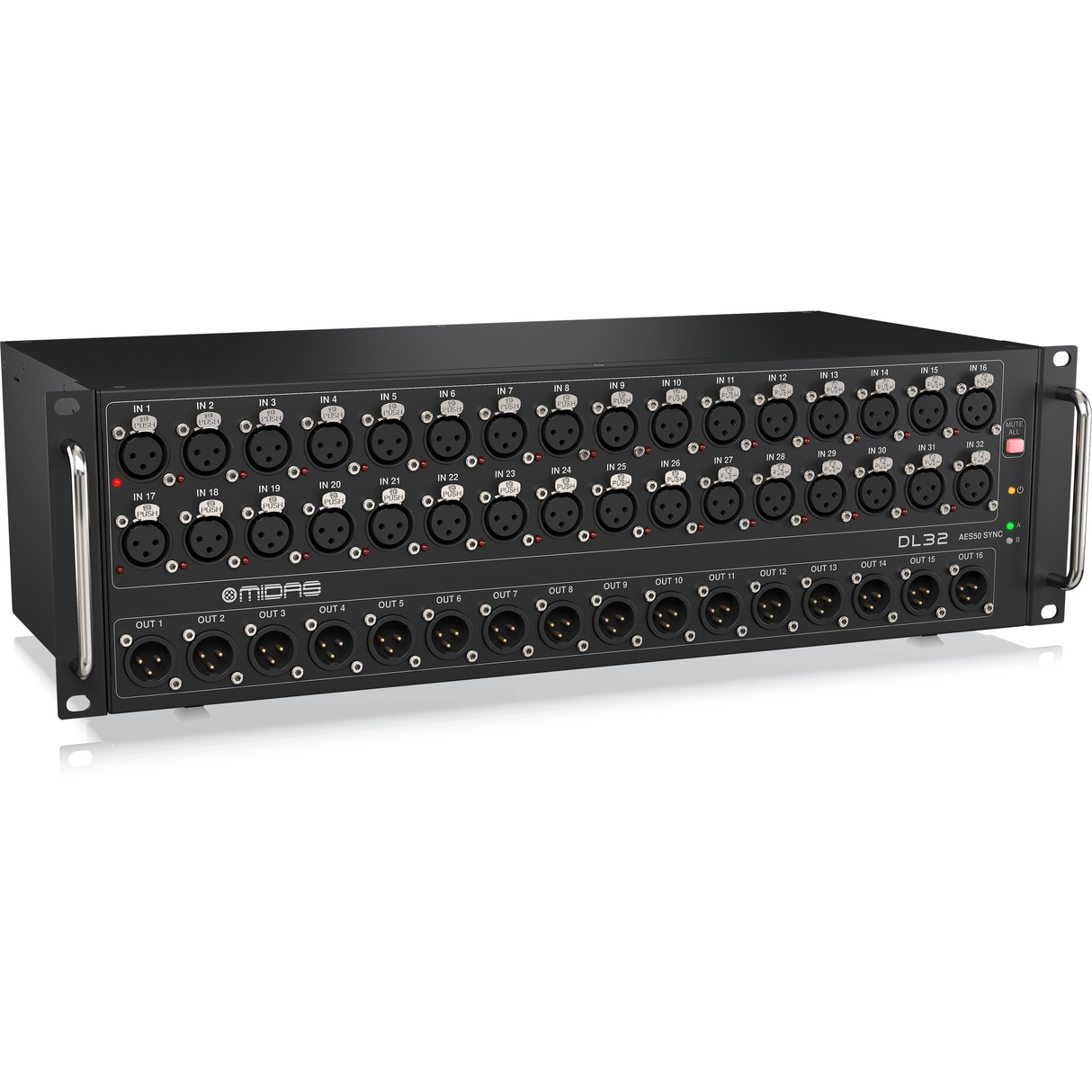 Midas DL32 32-Input/16-Output Stage Box with 32 Microphone Preamps - New