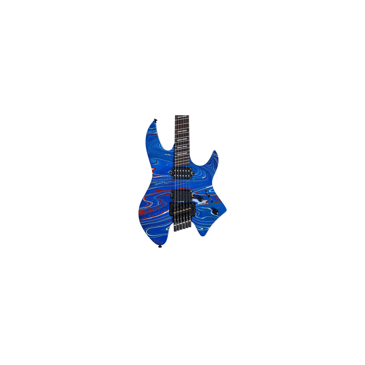 Sire Larry Carlton X6 Headless Electric Guitar - Blue Swirl