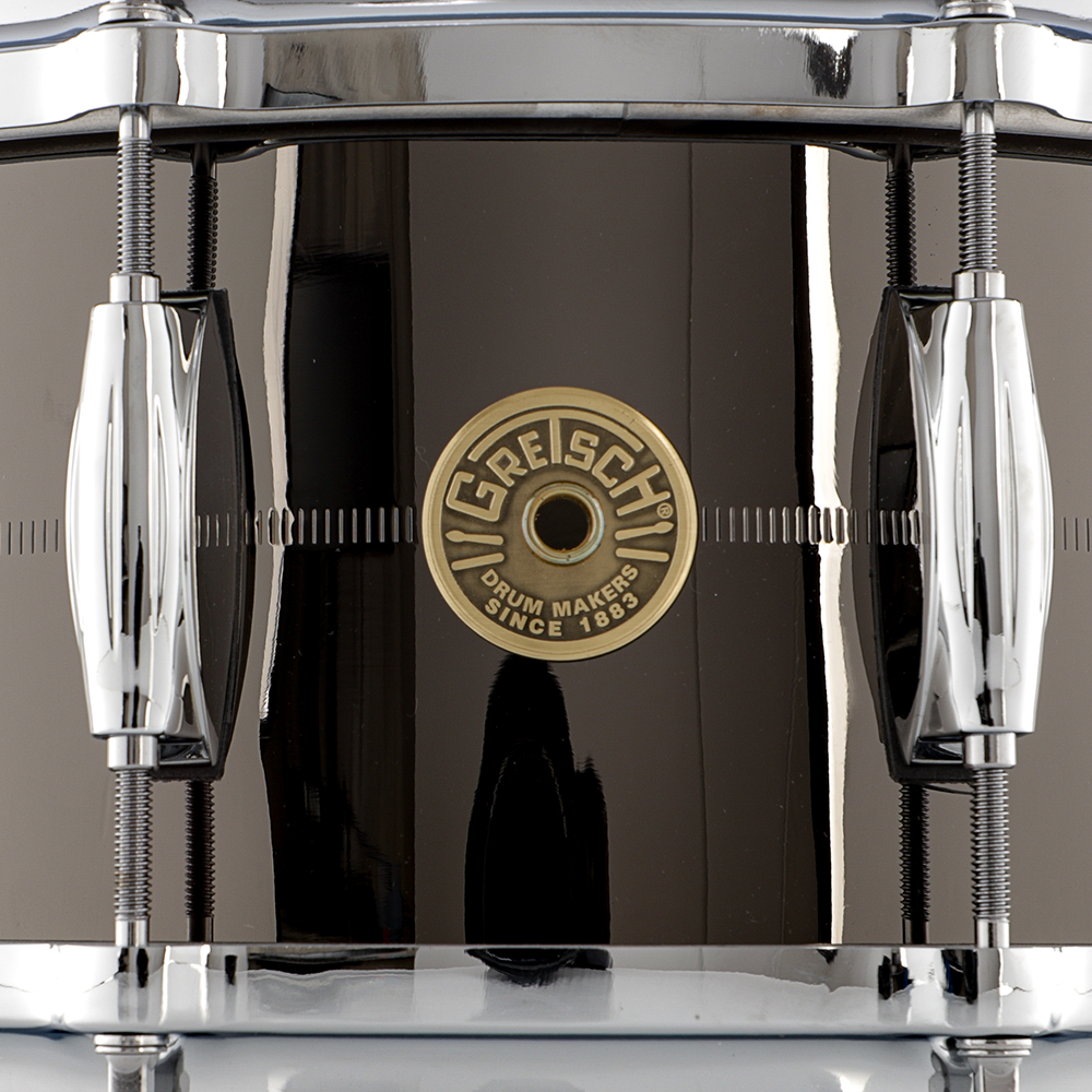 Gretsch 14x6 USA Custom Limited Edition Brass Snare Drum - Black Nickel