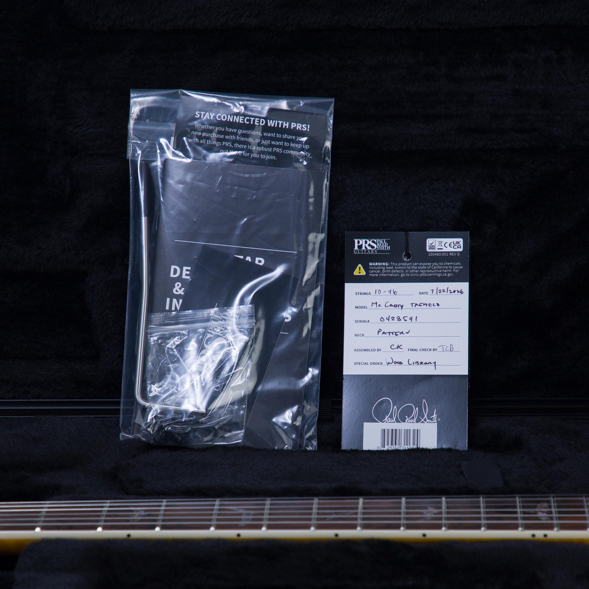 PRS Wood Library McCarty Tremolo With 408 Switching Electric Guitar - Vintage Yellow - #260428541