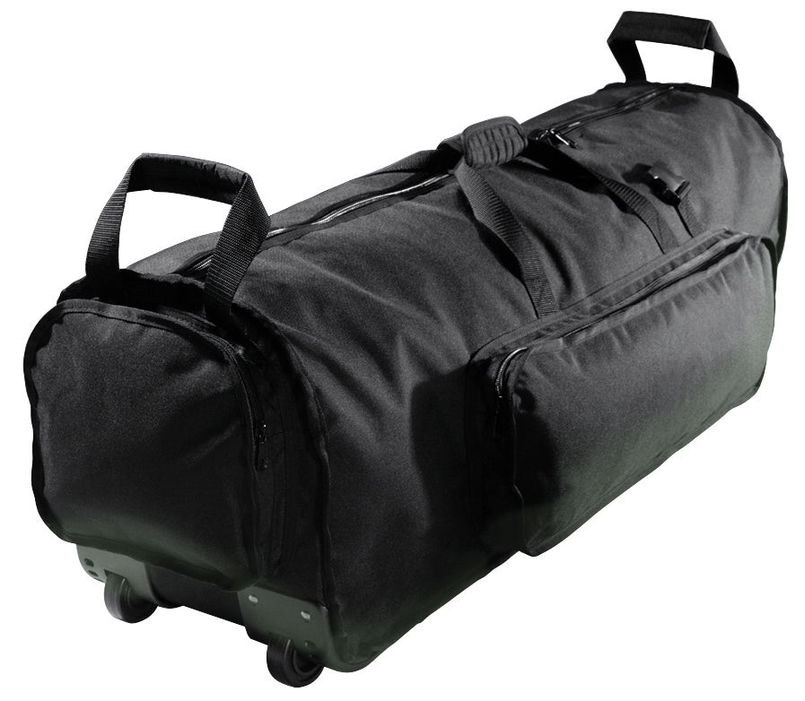 Kaces KPHD-46W Pro Drum Hardware Bag W/ Wheels, 46-Inches