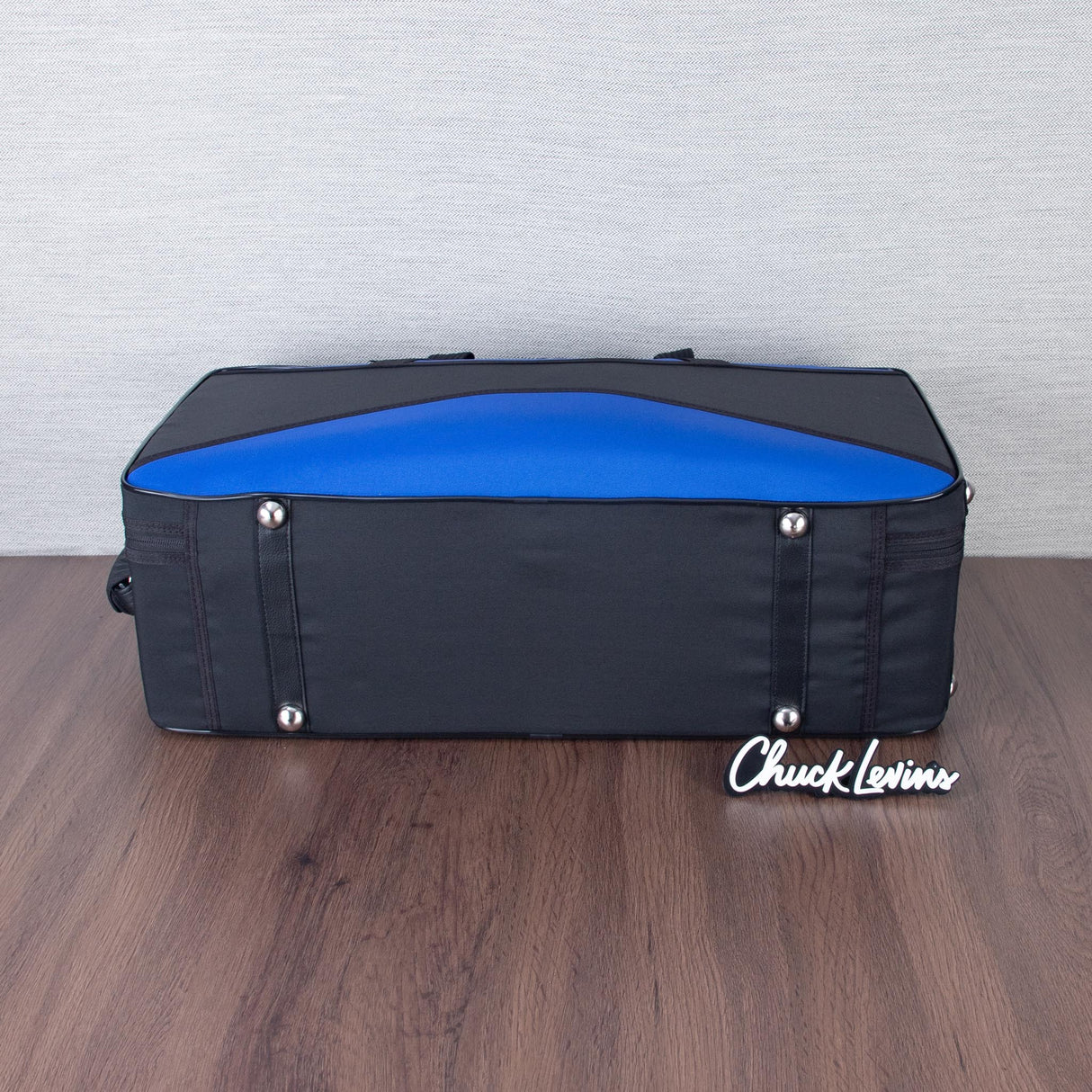 Marcus Bonna Quad Case for Alto and Soprano Saxophone, Flute, and Clarinet - Black / Royal Blue