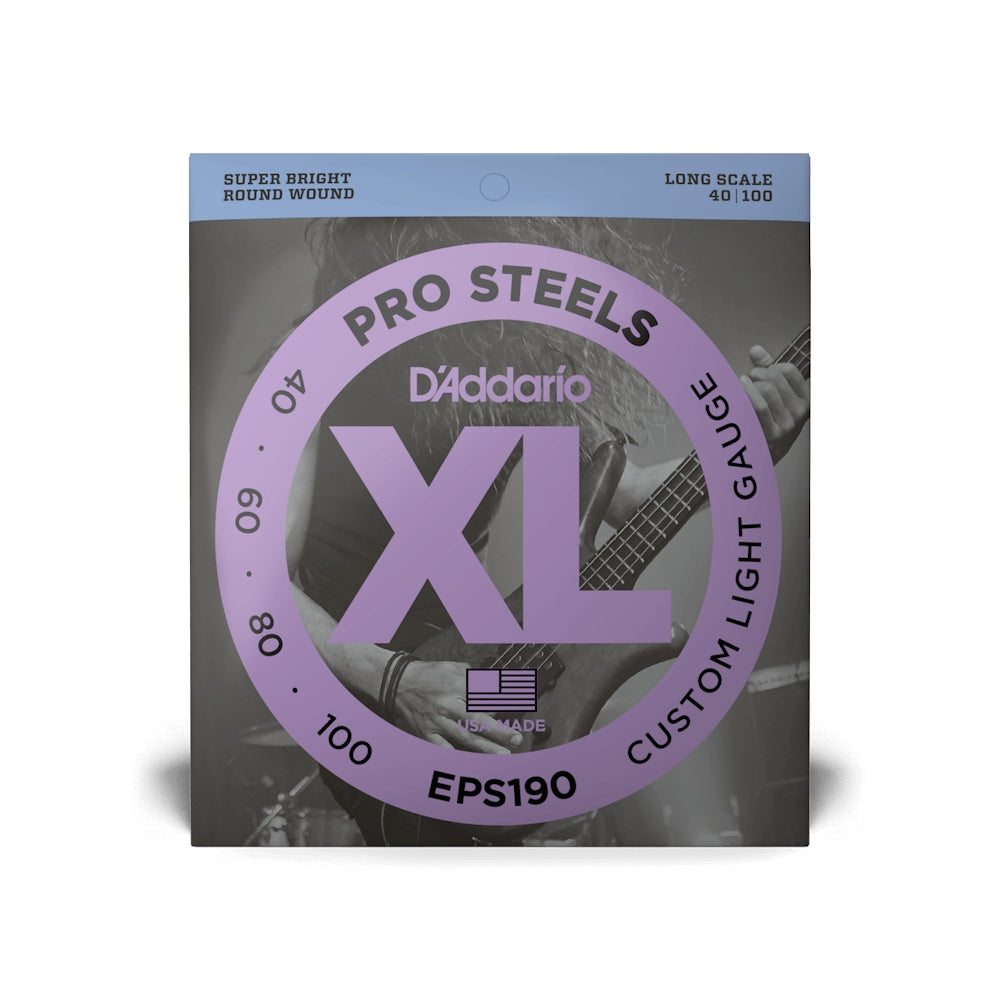 D'Addario EPS190 40-100 Custom Light Long Scale Bass Strings