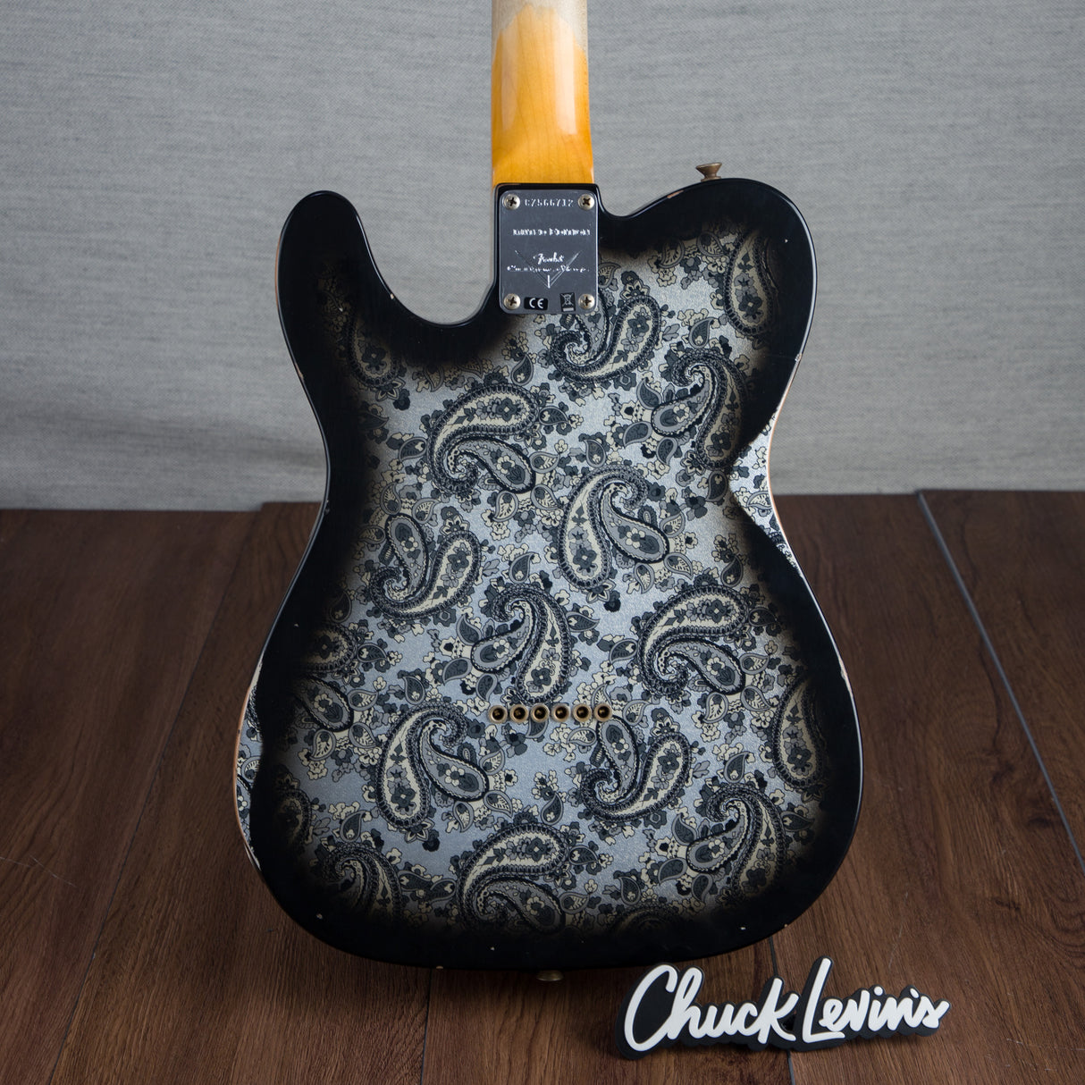 Fender Custom Shop Limited Edition '68 Telecaster Relic – Black Paisley - #CZ566712