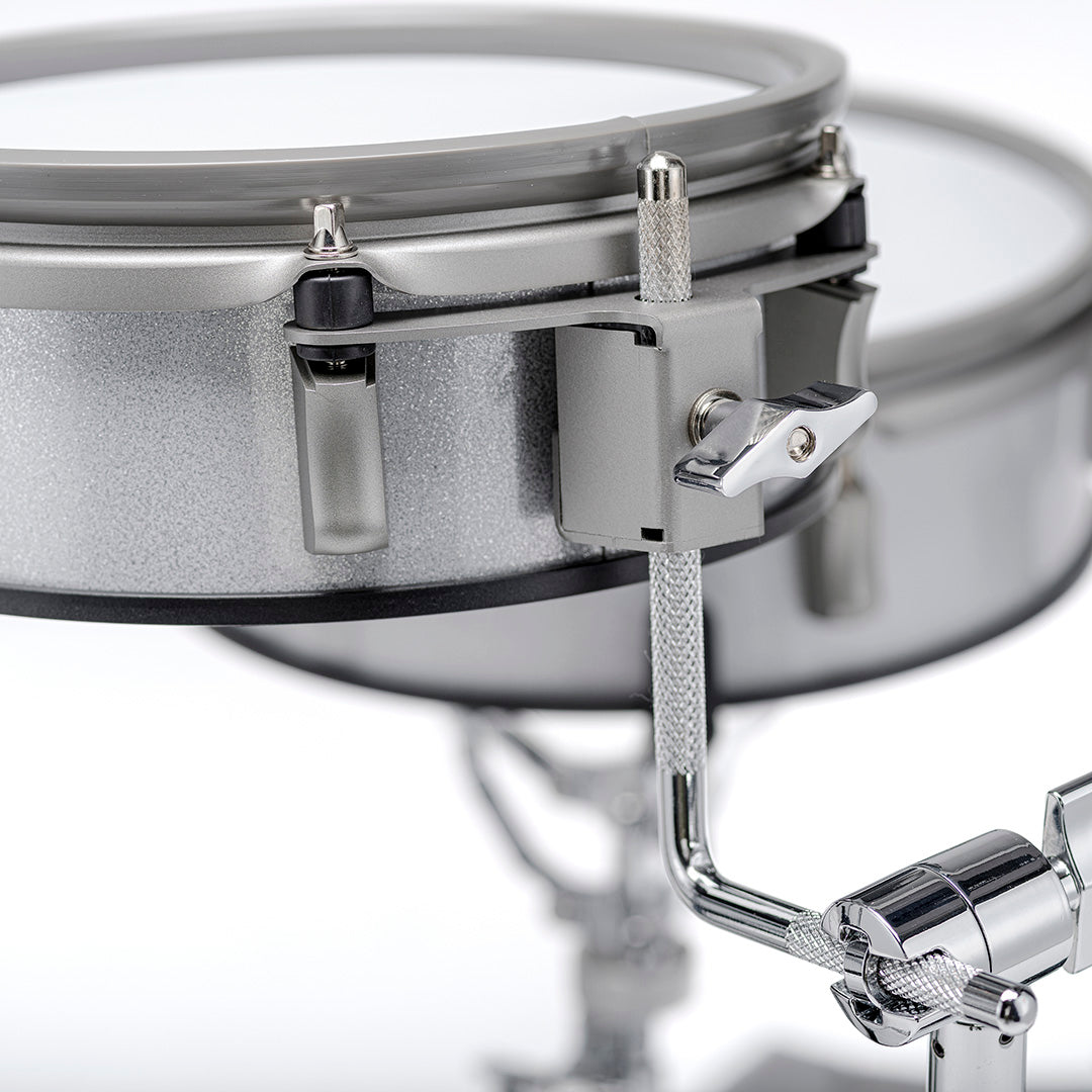 EFNOTE 3 5-Piece Electronic Drum Kit With Cymbal Pads - White Sparkle