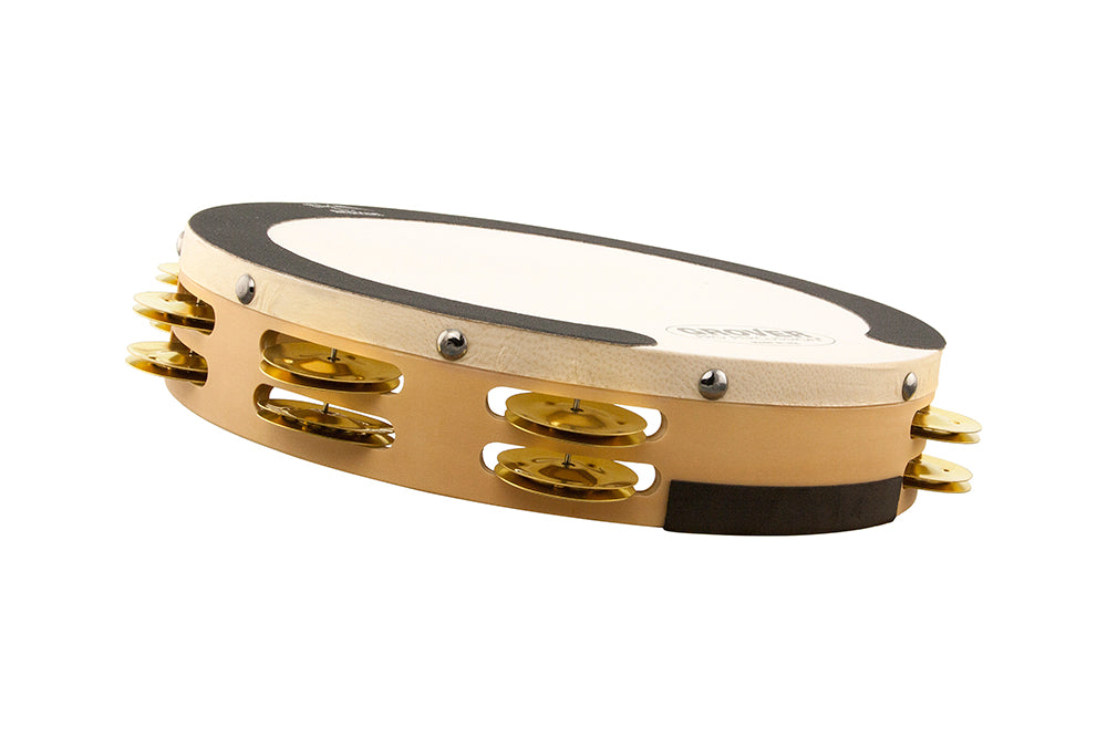 Grover SV-TAMB-BR SV 10-Inch Double Row Tambourine - Brass