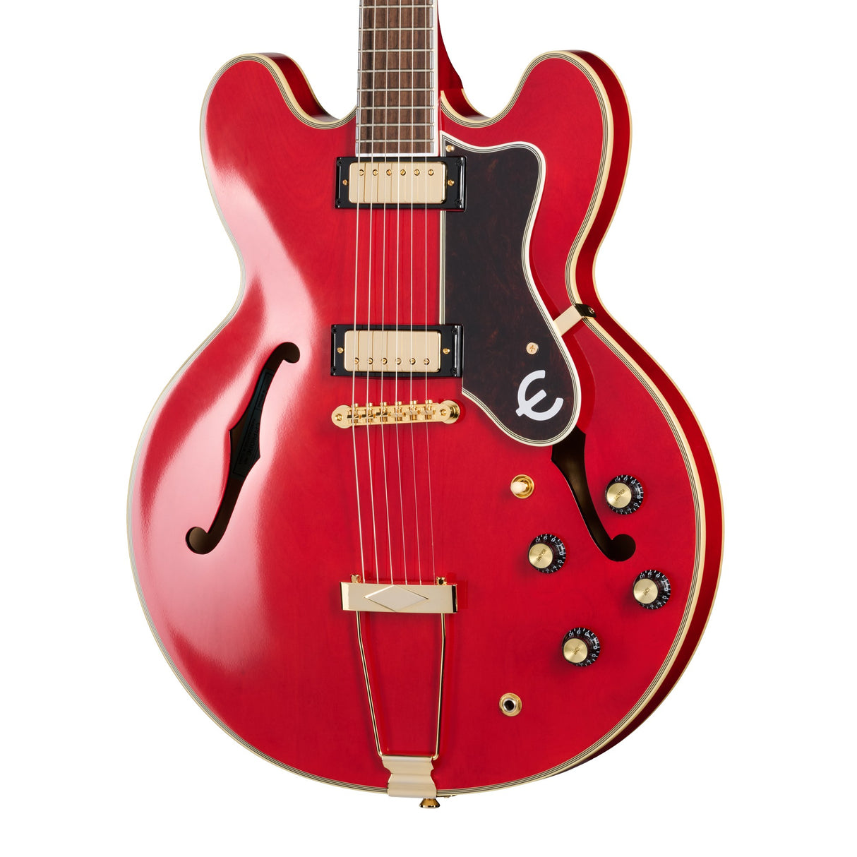 Epiphone Masterbuilt Gem Archer Sheraton Singature Semi-Hollow Electric Guitar - Cherry Red