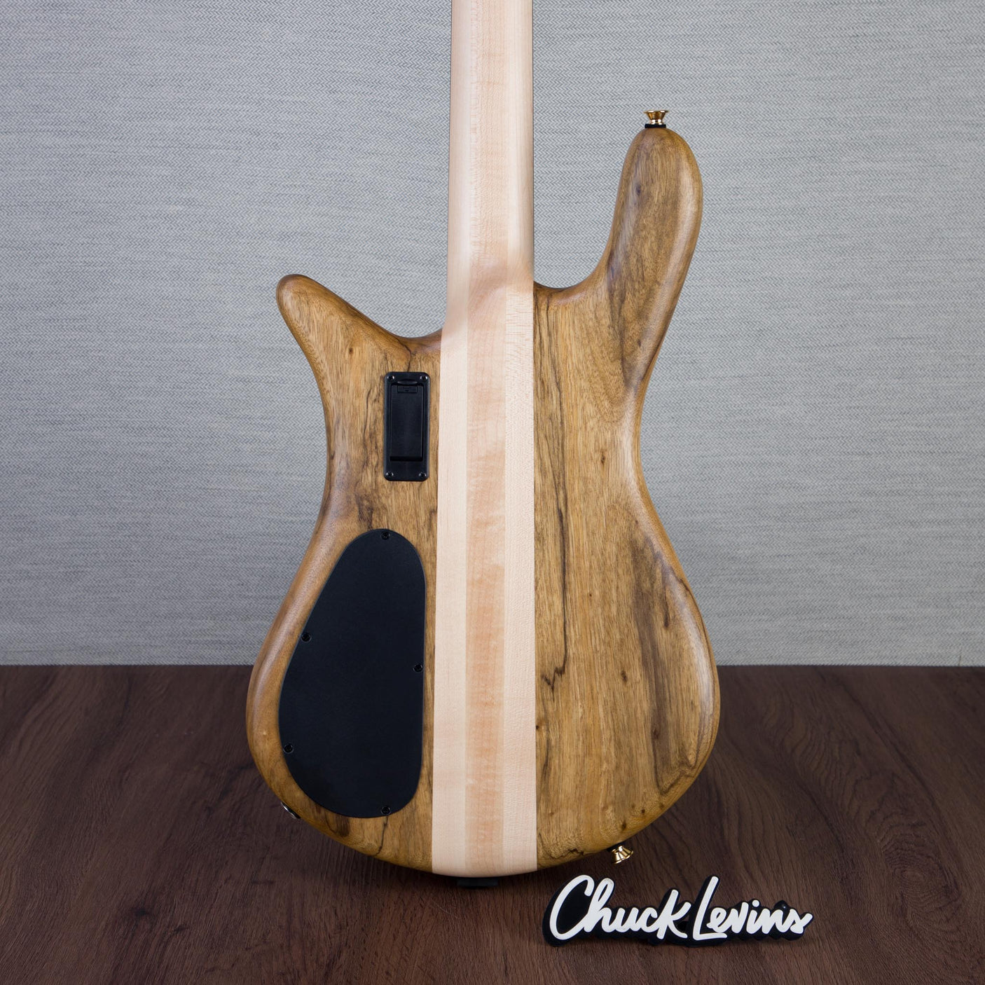 Spector Euro 4 LT Solid Korina Wings Electric Bass Guitar - Natural Satin - CHUCKSCLUSIVE - #NB23506