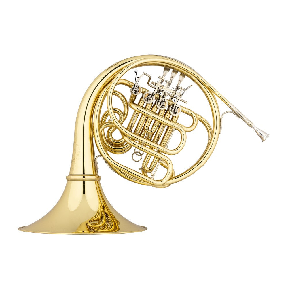 S.E. Shires Q20 F/Bb Double French Horn - Yellow Brass - Detachable Bell - Clear Lacquer