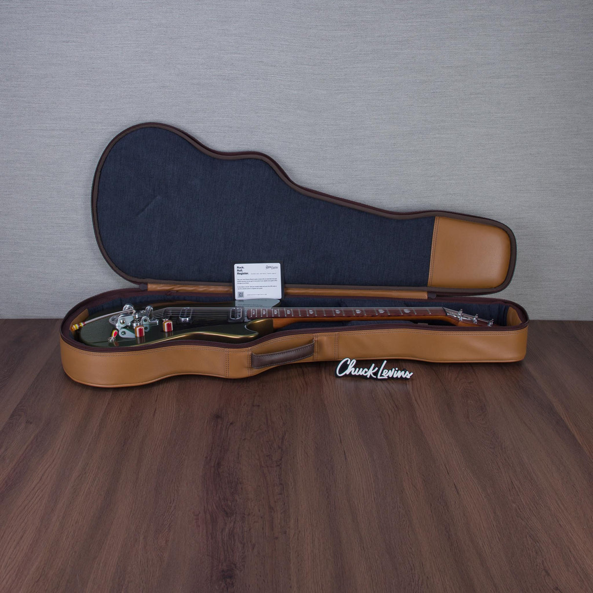 Powers Electric A-Type Electric Guitar - Chroma Canteloupe - #B011