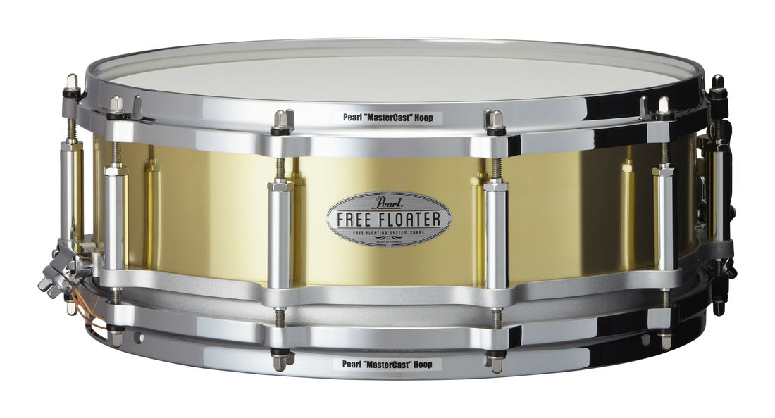 Pearl 14" x 5" Brass Free Floating Snare Drum