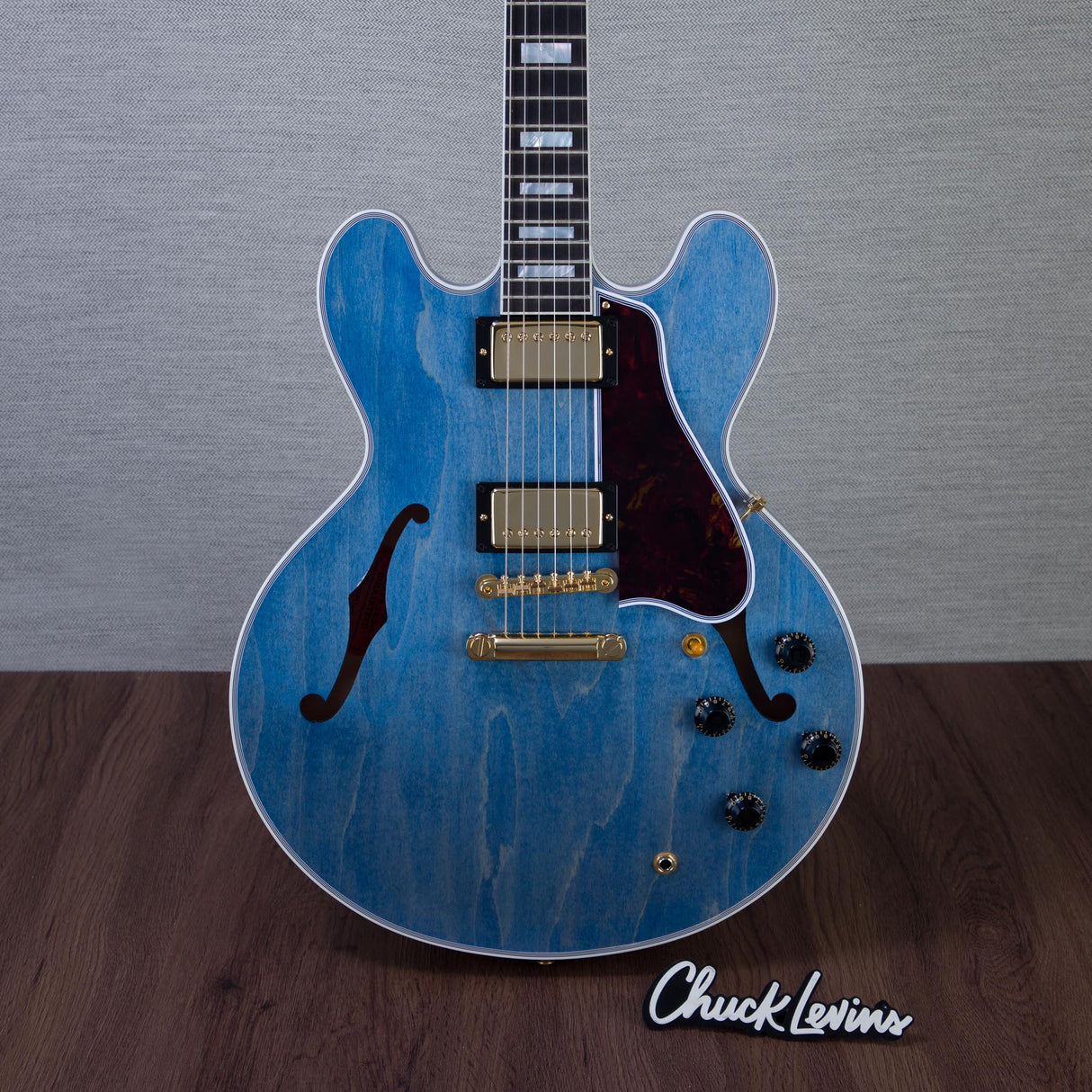 Gibson Custom Shop 59' ES-335 Slim Neck Semi-Hollowbody Electric Guitar - Blue Water - #A960305