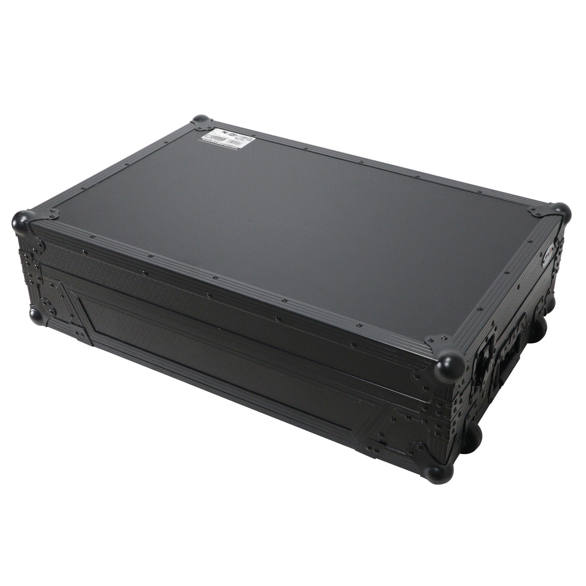 ProX XS-PRIME4WLTBL ATA Flight Case For Denon PRIME 4 G2/PRIME 4 MK2 DJ Controller with Laptop Shelf 1U Rack Space and Wheels - Black