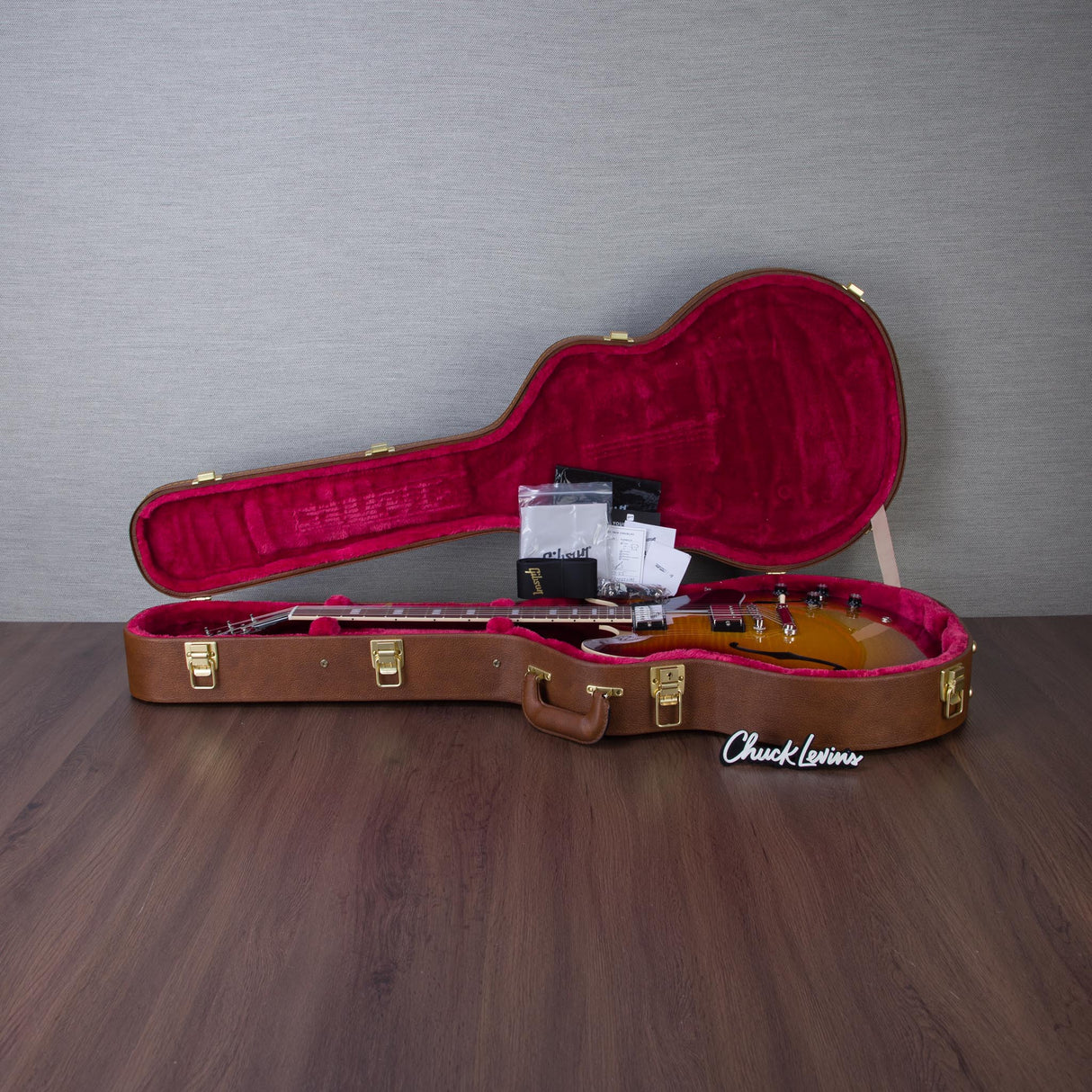 Gibson ES-335 Figured Semi-Hollow Guitar - Iced Tea - #211850117