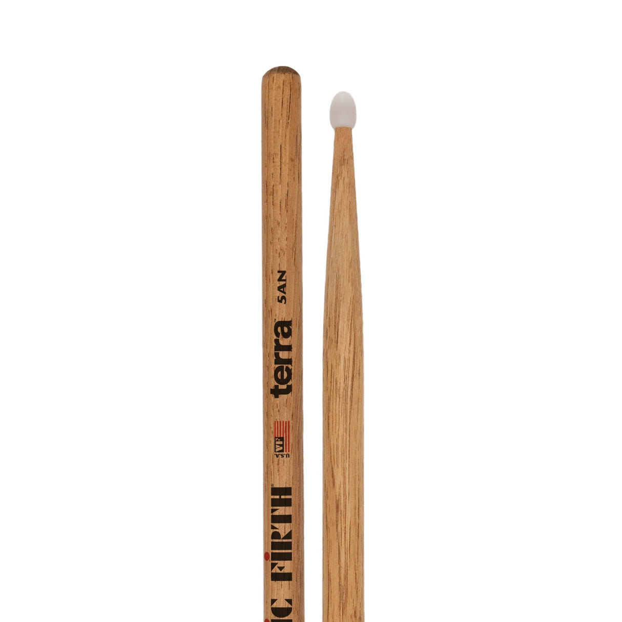 Vic Firth American Classic 5ATN Terra Series Drumsticks with Nylon Tip - 4 Pairs
