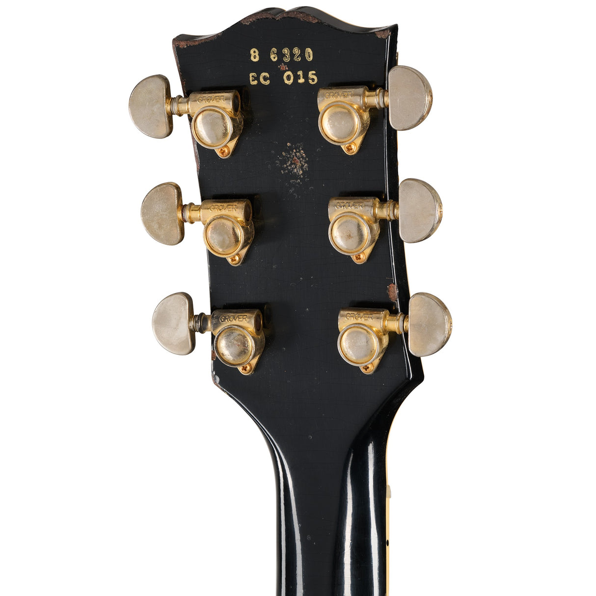 Gibson Custom Shop Murphy Lab Eric Clapton 1958 Les Paul Custom Electric Guitar - Ebony - #EC 132