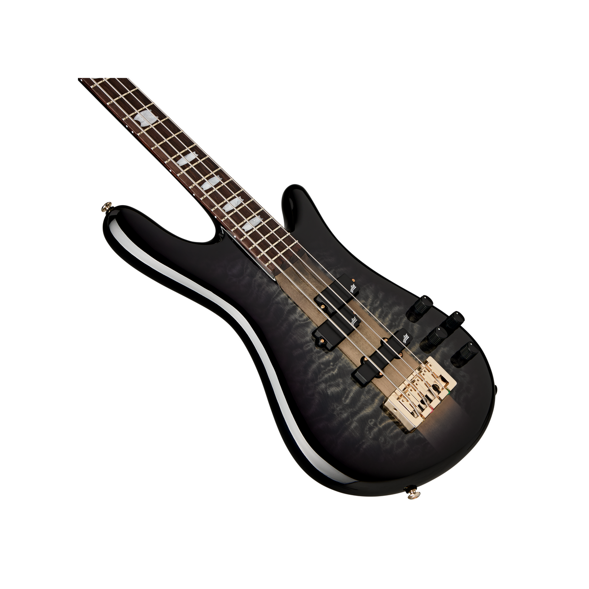 Spector ICON NS-2 Neck-Through Series 4-String Bass Guitar - Black Satin