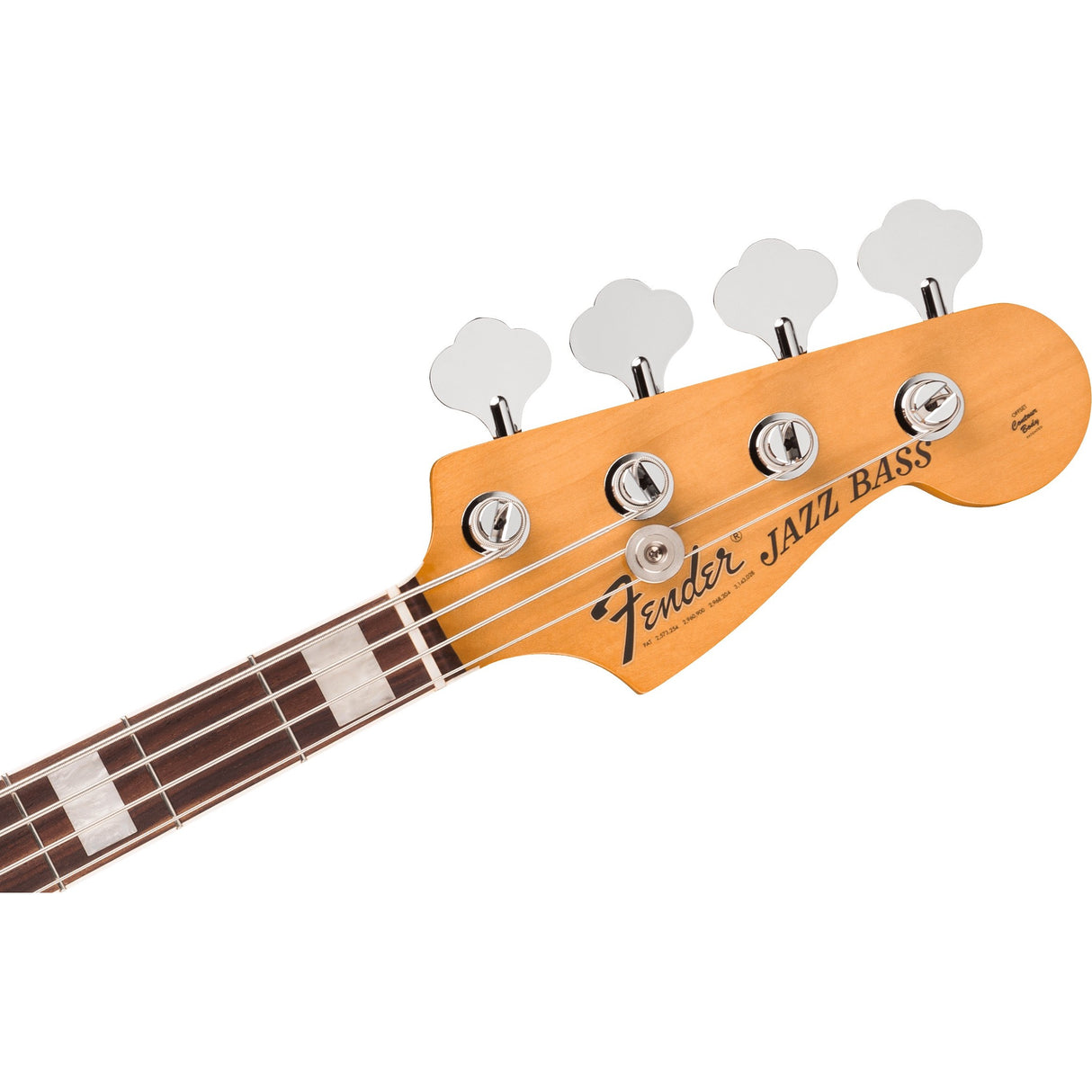 Fender Vintera III Early '70s Jazz Electric Bass Guitar, Rosewood Fingerboard - Black