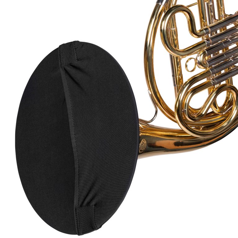 Gator GBELLCVR1113FHBK Black French Horn Bell Cover with Hand Access - 11 to 13-Inch