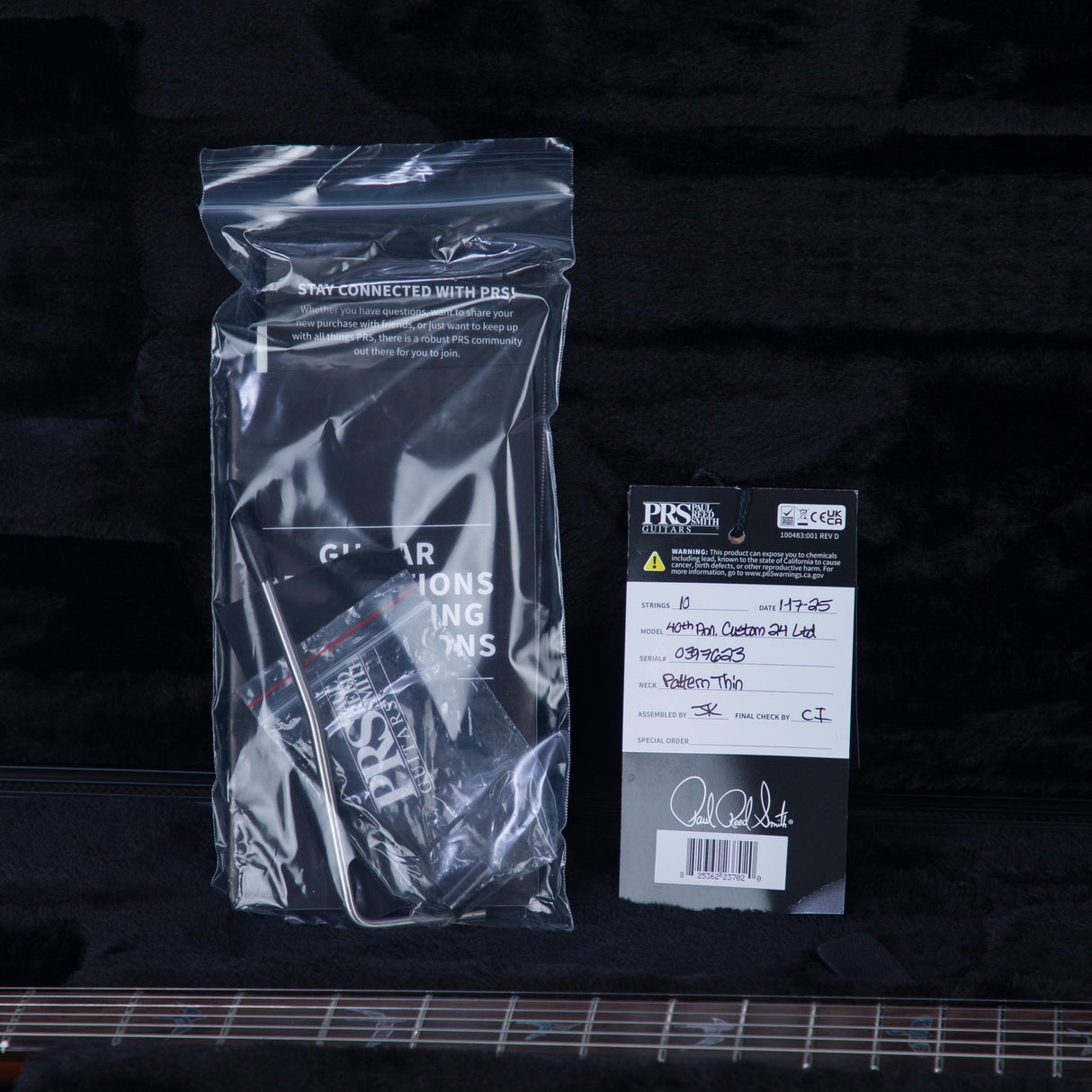 PRS 40th Anniversary Custom 24 Electric Guitar - Metallic Storm Cloud - #250397623