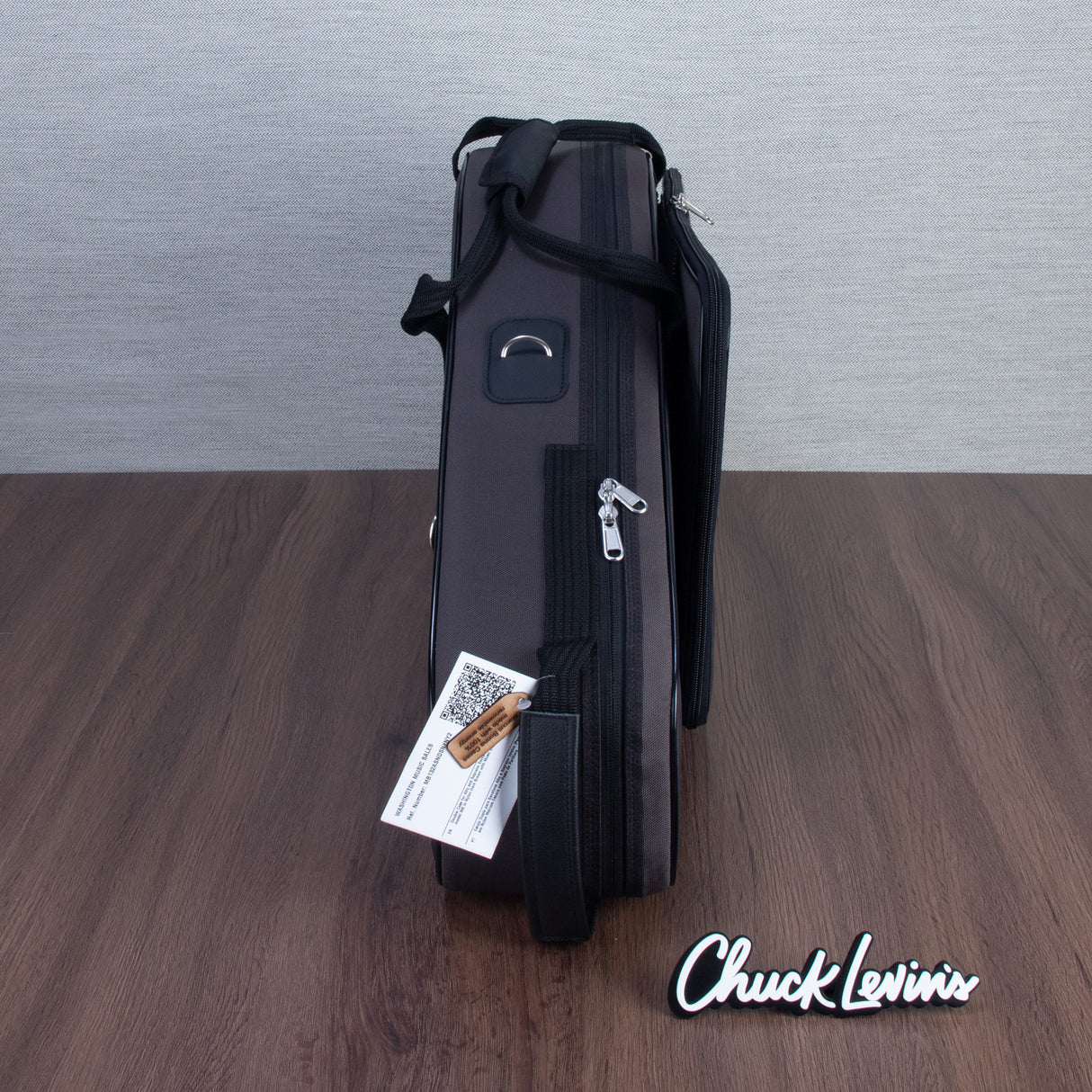 Marcus Bonna Double Sax Case for Alto and Straight Soprano with Detachable Neck - Brown Nylon