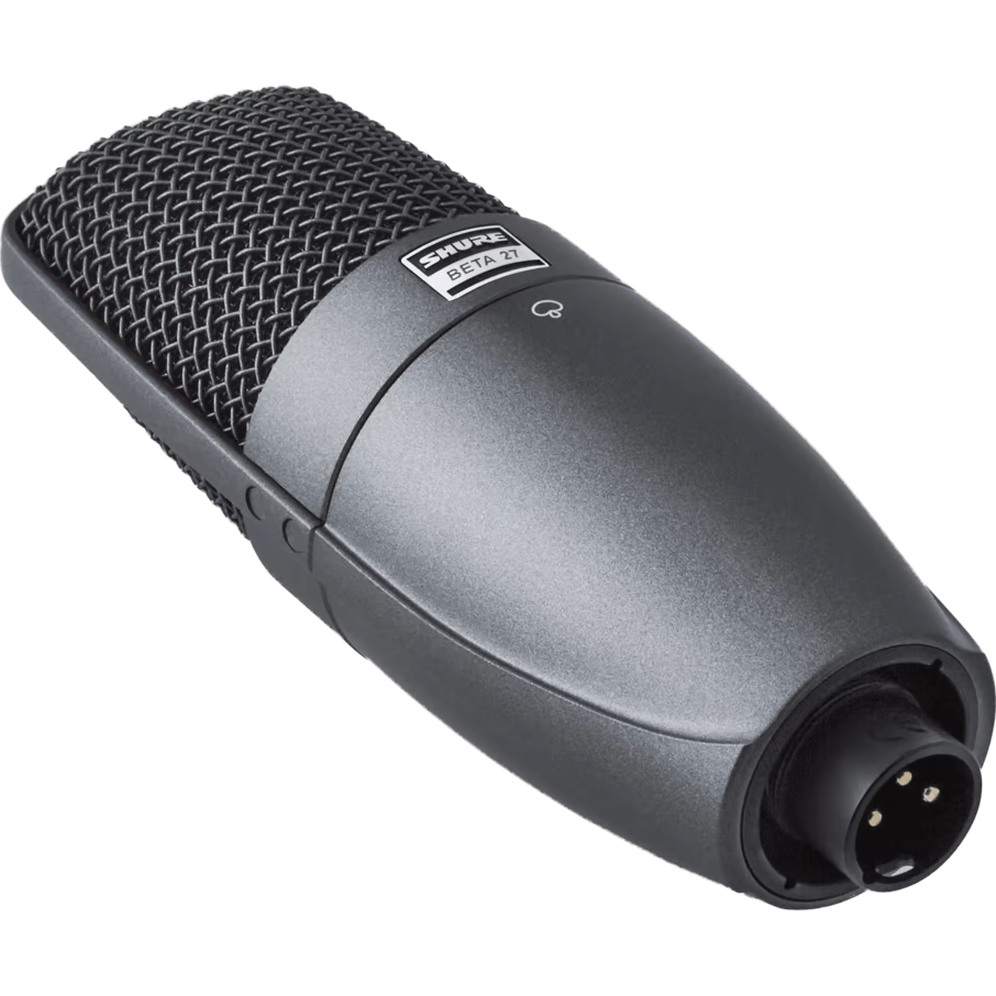 Shure BETA 27 Side-Address Condenser Instrument Microphone - New,Black