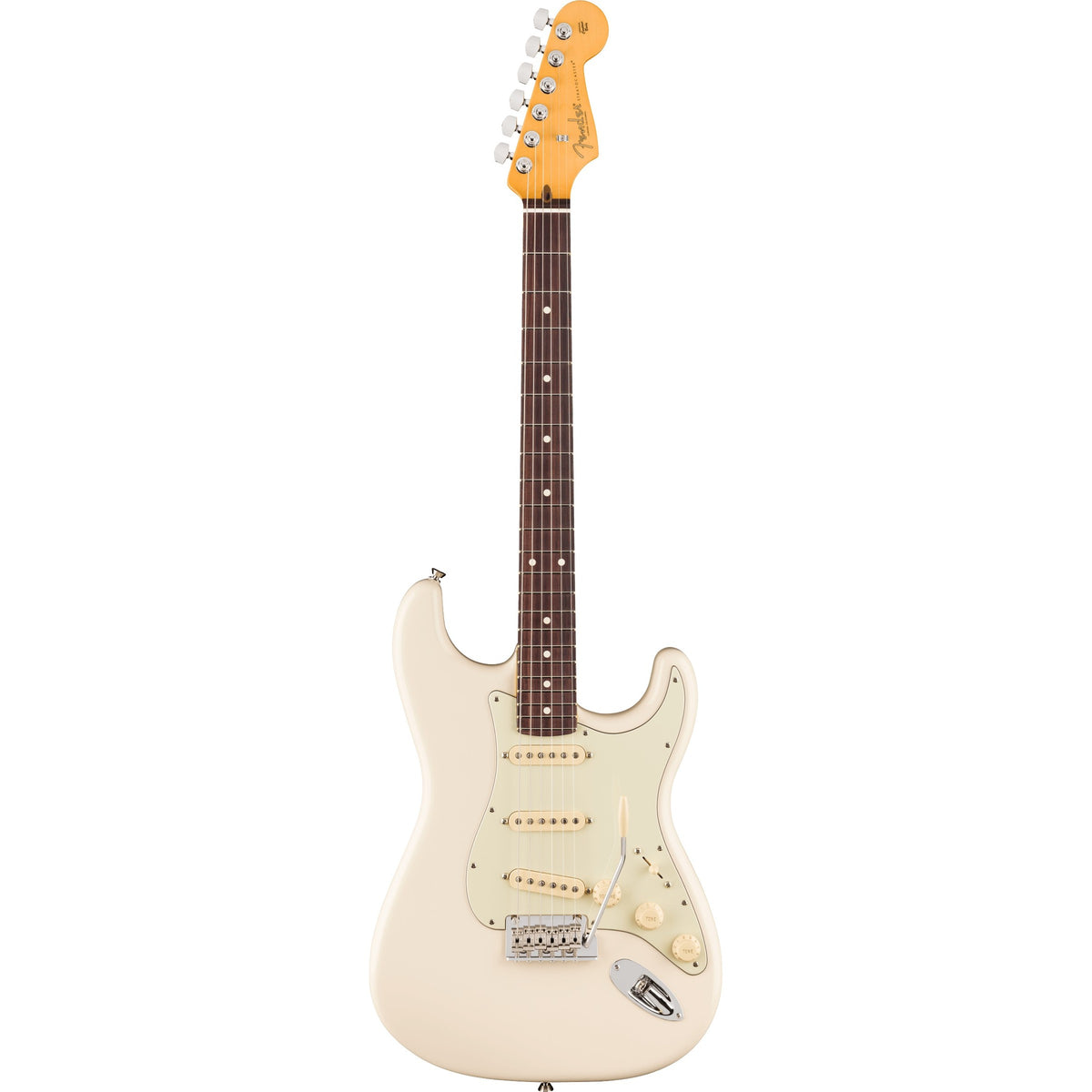 Fender American Professional Stratocaster Electric Guitar, Rosewood Fingerboard - Olympic White