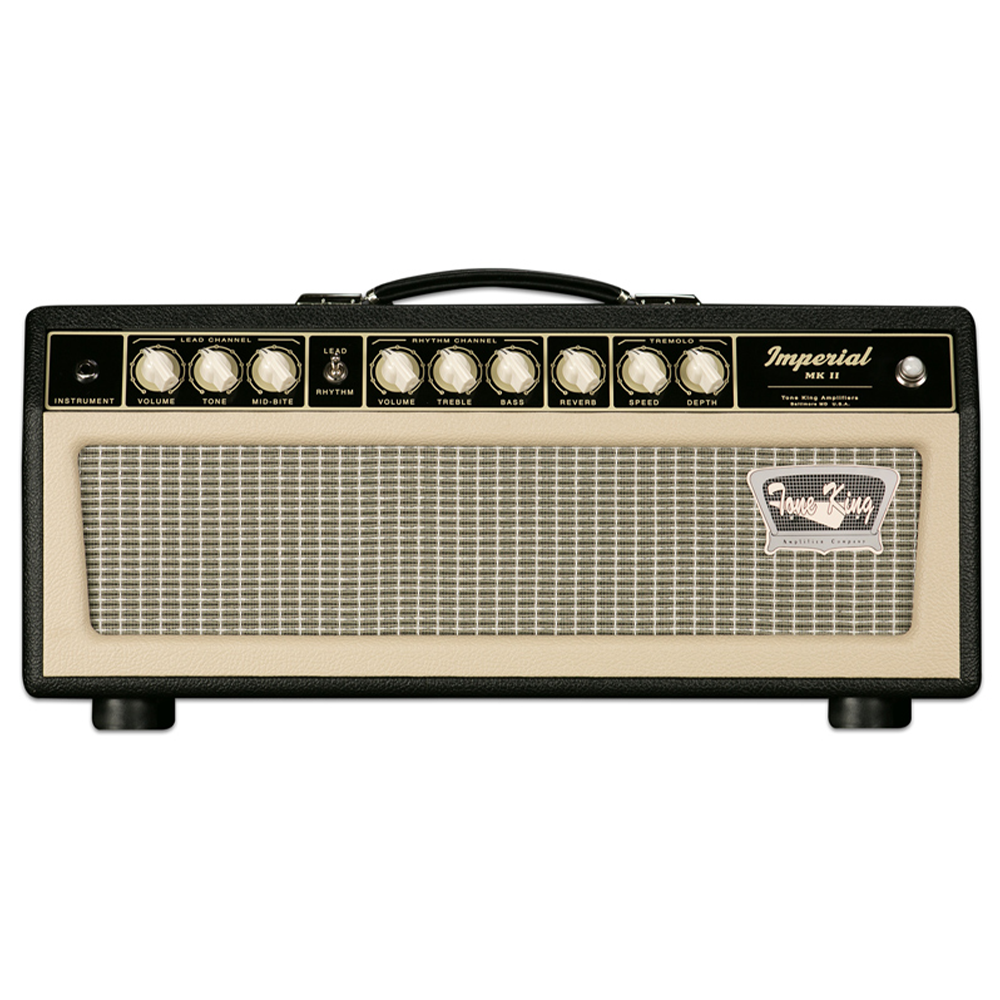 Tone King Imperial MKII 20-Watt 2-Channel Tube Amplifier Head - Black - New,Black