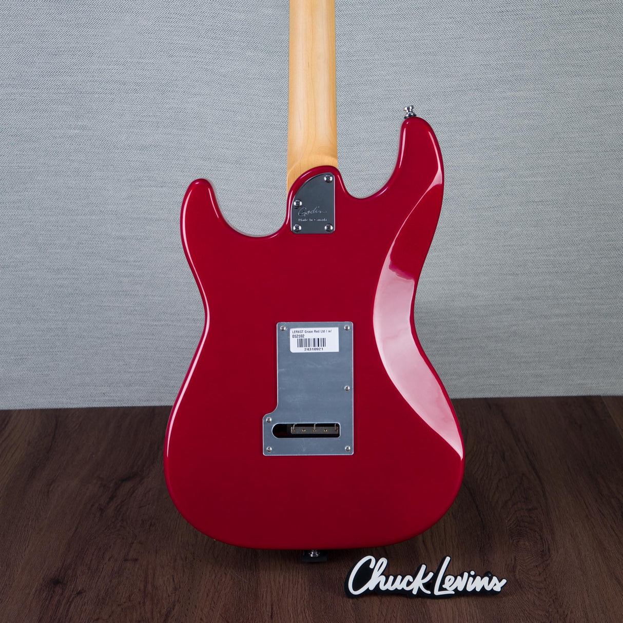 Lerxst Grace Alex Lifeson Signature Electric Guitar with Floyd Rose Signed - Red - #24310921