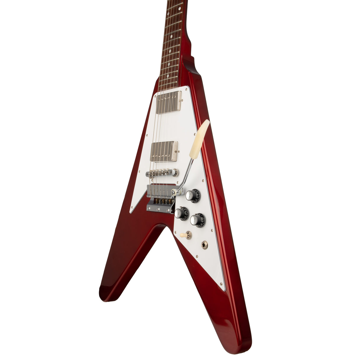 Gibson Custom Shop 1967 Mahogany Flying V with Vibrola, Gloss Finish - Sparkling Burgundy - #101027
