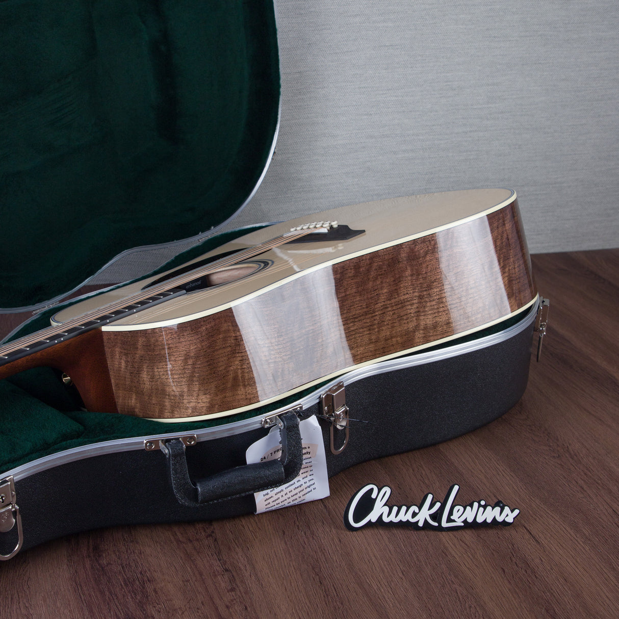 Martin Custom Shop D-28 Style Black Walnut/Italian Alpine Spruce Fishman Matrix VT 12-String Acoustic Electric Guitar - CHUCKCSCLUSIVE - #M2880834