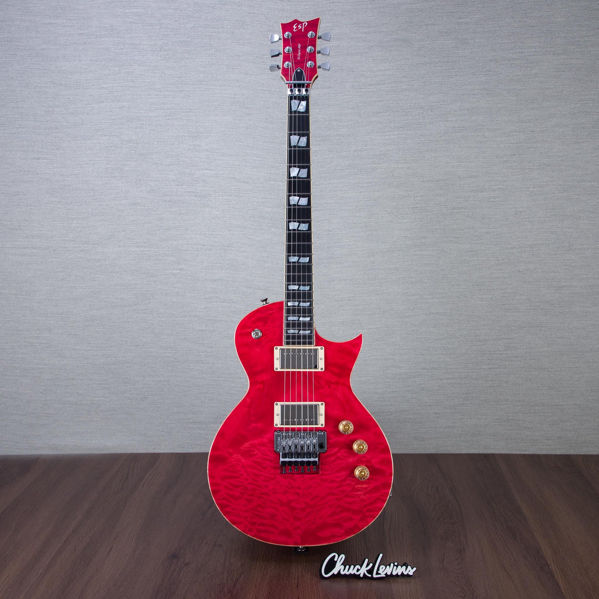 ESP USA Eclipse FR Electric Guitar - Raspberry - #US24795
