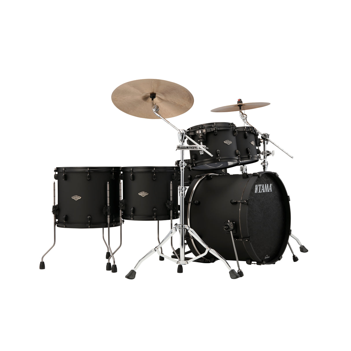 Tama Starclassic Performer 5-Piece Shell Pack with 22-Inch Kick - Flat Black