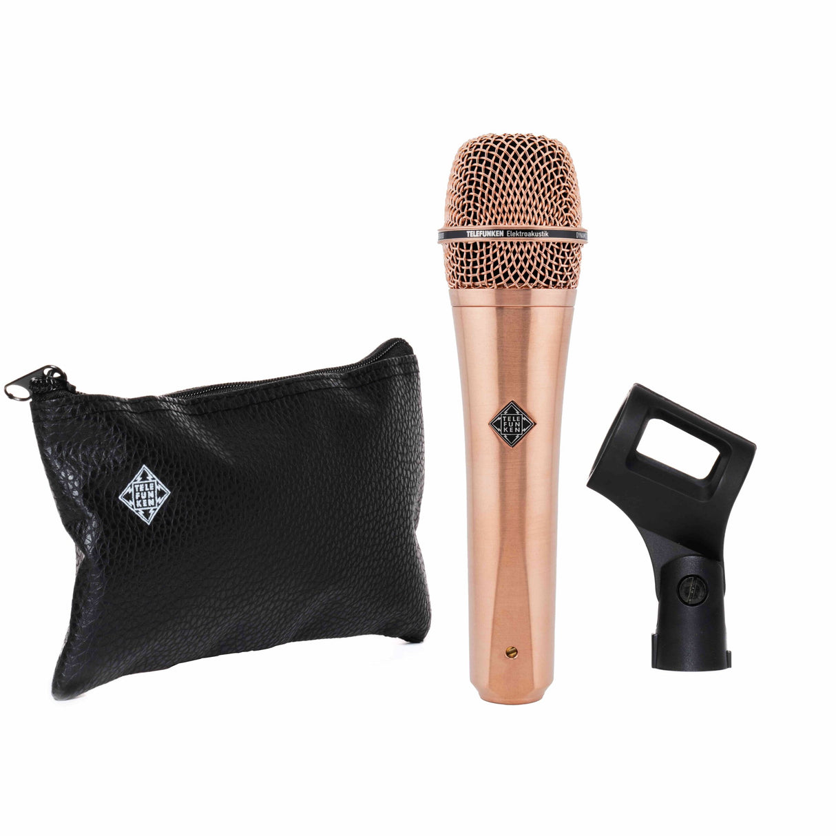Telefunken M80 Supercardioid Dynamic Handheld Vocal Microphone - Red with Rose Gold