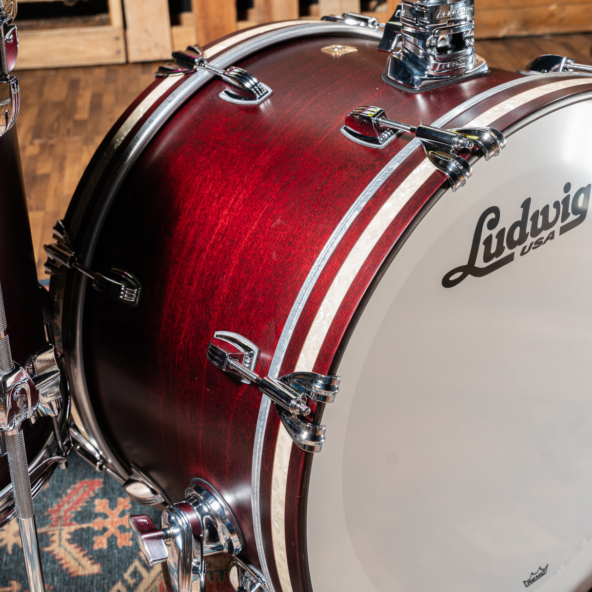 Ludwig Classic Maple 3-Piece Shell Pack with 20-inch Kick - Cherry Satin