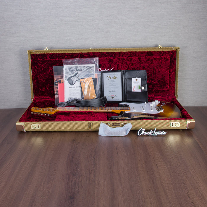 Fender Custom Shop 70th Anniversary Stratocaster NOS Electric Guitar - Honey Burst - #XN4593