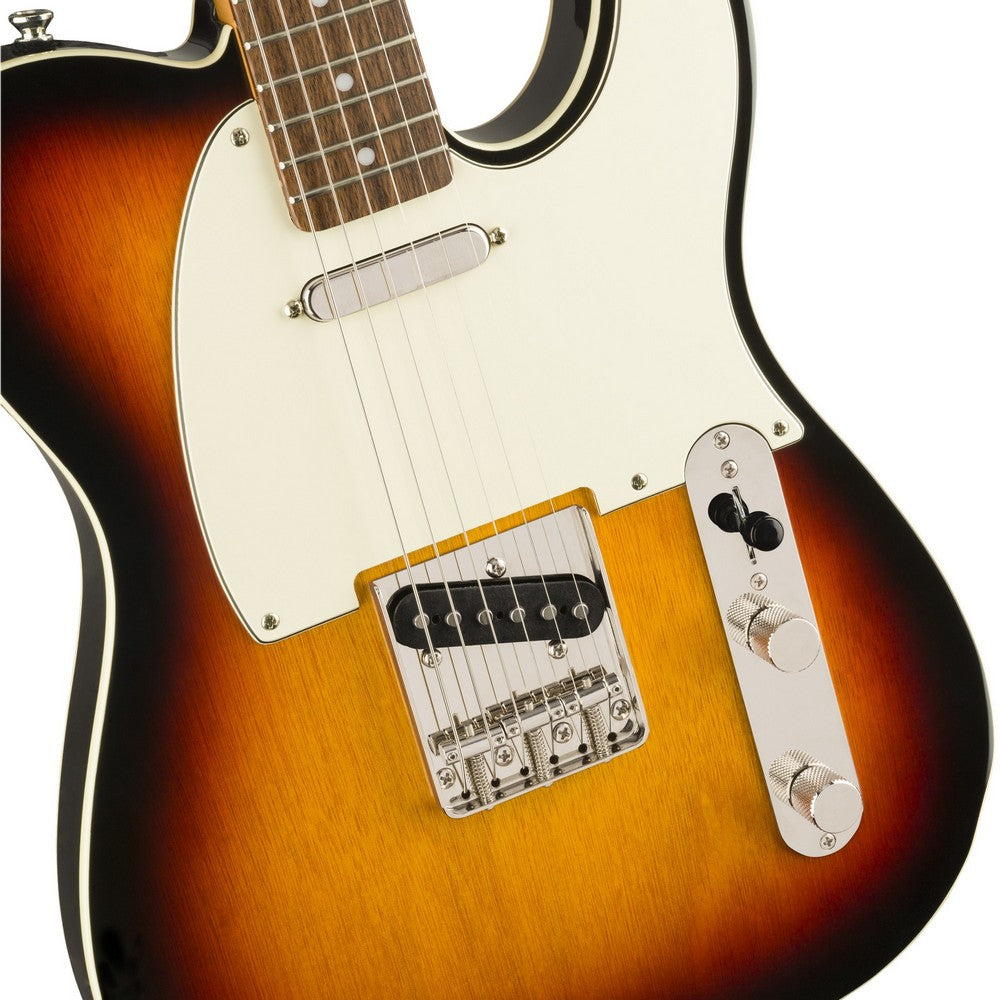 Squier Classic Vibe '60s Custom Telecaster Electric Guitar, Laurel Fingerboard - 3-Tone Sunburst - New