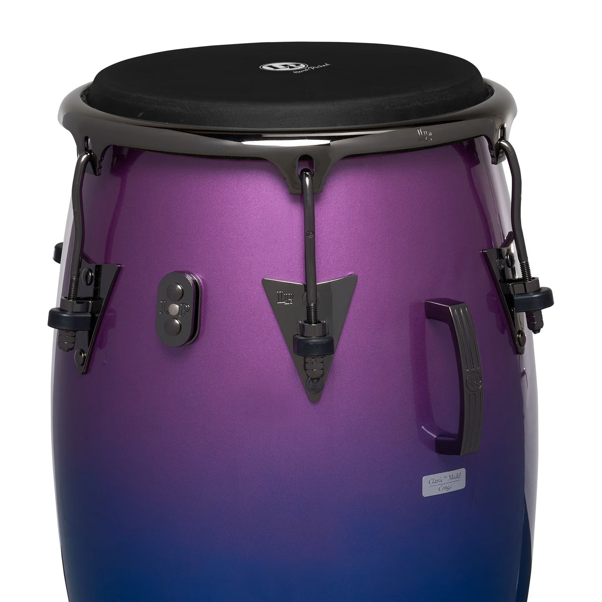 Latin Percussion 12.5-Inch Tony Succar Signature Tumba - Rainbow with Black Nickel-Hardware
