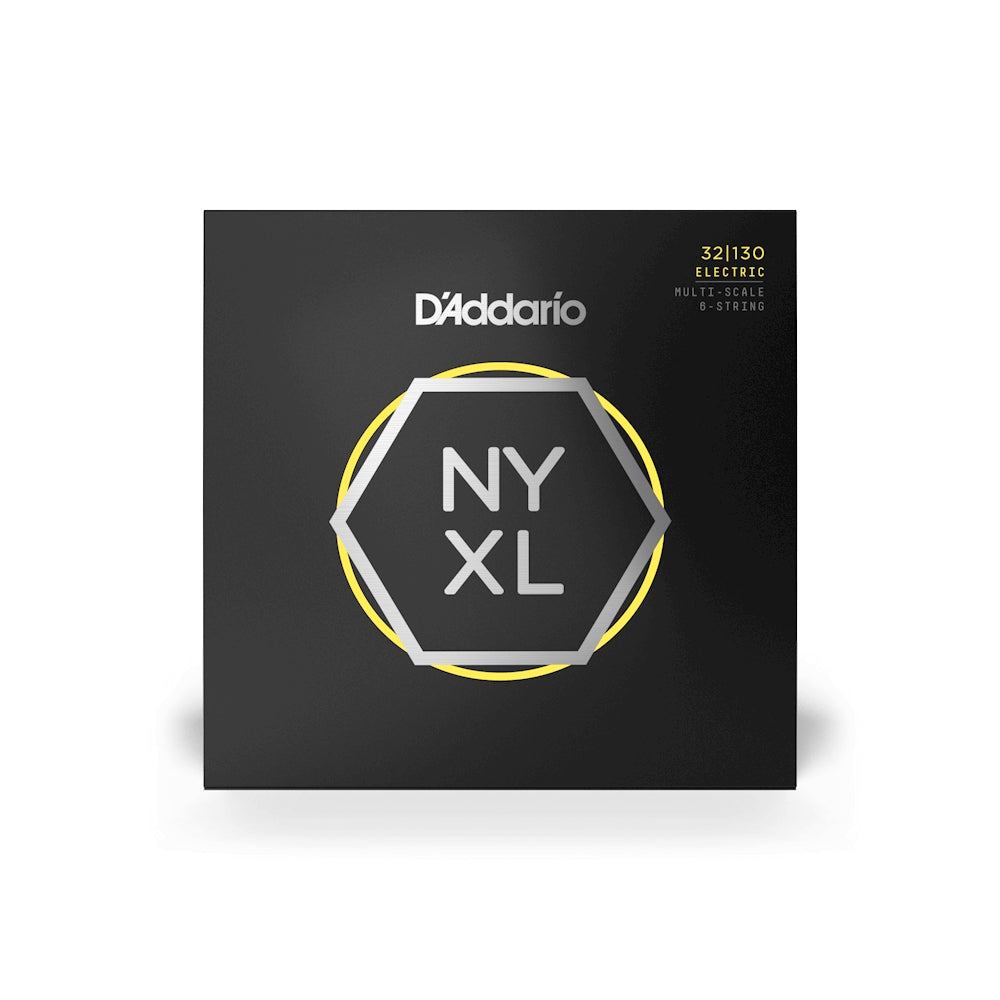 D'Addario NYXL32130MS Regular Light Multiscale 6-String Fanned Fret Bass Strings